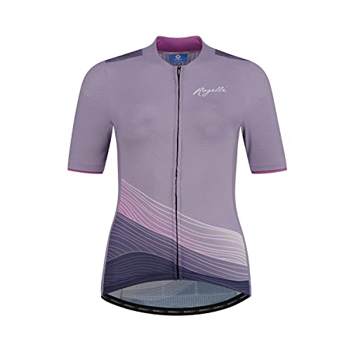 Rogelli Peace Radtrikot Damen - Fahrradtrikot Kurzarm - Lila/Rosa - Größe M von Rogelli