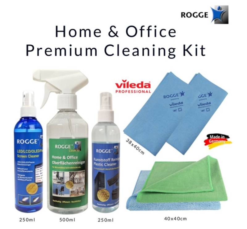 Rogge Home & Office Premium Cleaning Kit * 7teilig Reinigungsspray (7-St) von Rogge