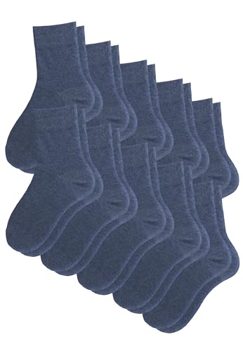 Rogo Strümpfe Damen Socken Basic Damensocken jeansblau 35/38 von Rogo Strümpfe