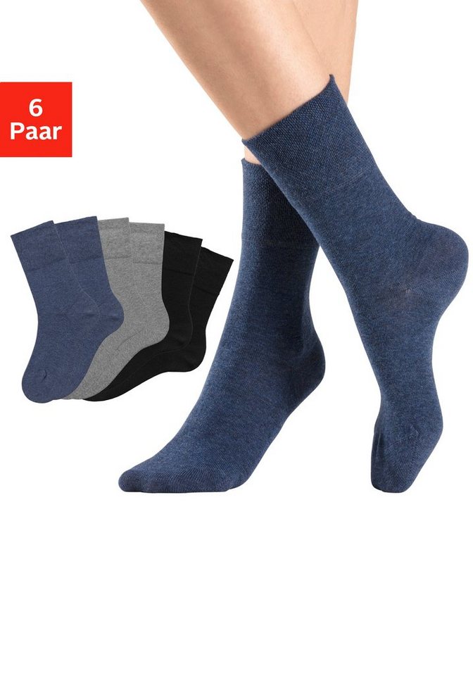 H.I.S Socken (Set, 6-Paar) mit Komfortbund auch für Diabetiker geeignet von H.I.S