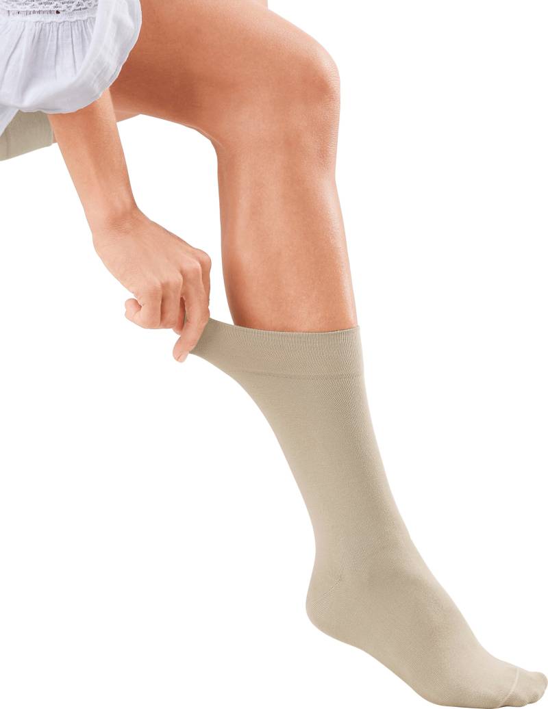 Sieh an! Damen Socken beige von Rogo