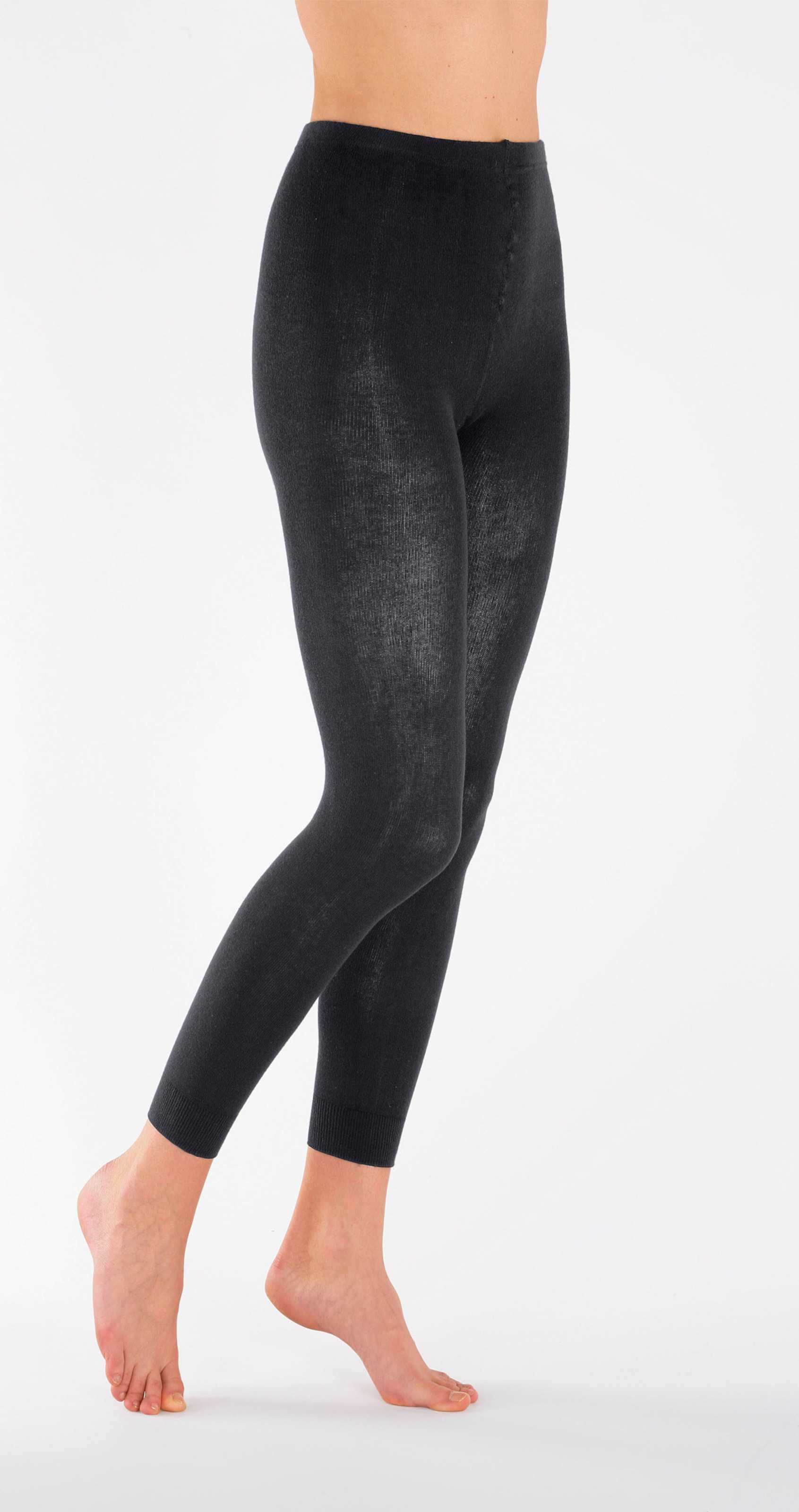 Sieh an! Damen Thermo-Leggings schwarz von Rogo