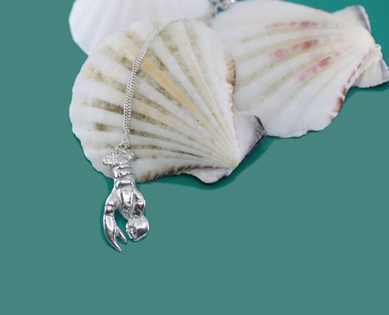 Claudette - Kleine Silber Hummer-Halskette von RogueLobsterShop