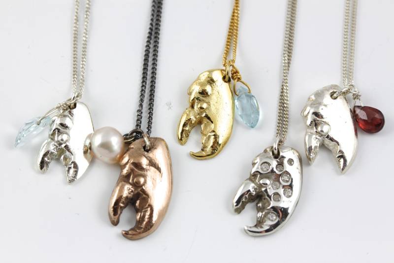 Du Bist Mein Hummer - Silberne Karabinerkette von RogueLobsterShop