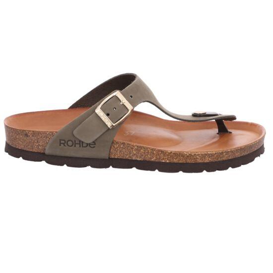 Rohde Damenschuhe Klassische Pantoletten OLIVE OLIVE - Gr. - 41 von Rohde