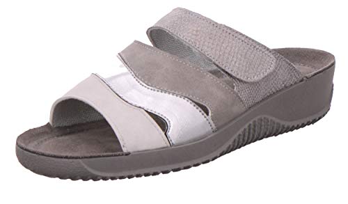 Rohde 1953 Soltau-40 Damen Pantoletten Clogs Weite F 1/2 Multicolor, Größe:40 EU, Farbe:Grau Rohde 1953 Soltau-40 Damen Pantoletten Clogs Weite F 1/2 Multicolor, Größe:40 EU, Farbe:Grau von Rohde
