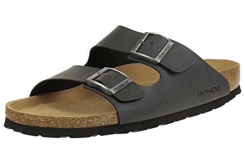 Rohde 5920 Grado Schuhe Sandalen Pantoletten Clogs, Größe:43 EU, Farbe:Grau von Rohde