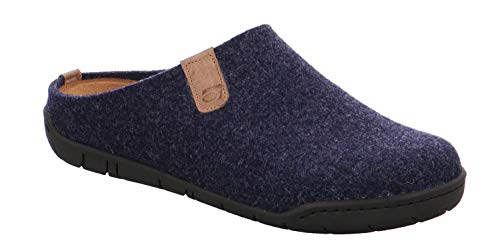 Rohde 6650 Mantua Schuhe Herren Pantoffeln Pantoletten Clogs Weite G, Größe:41 EU, Farbe:Blau von Rohde