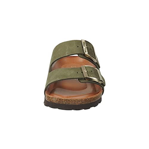 Rohde ALBA Damen, Frauen, Pantoletten, Slipper,Slides,Sandalen,Sommerschuhe,Freizeitschuhe,Backless Slipper,Mules,Clogs,Olive,41 EU von Rohde