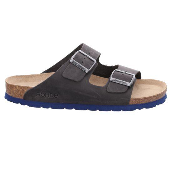 Rohde Herrenschuhe Slipper ANTHRAZIT ANTHRAZIT - Gr. - 43 von Rohde