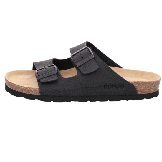 Rohde Herrenschuhe Slipper ANTHRAZIT ANTHRAZIT - Gr. - 43 von Rohde