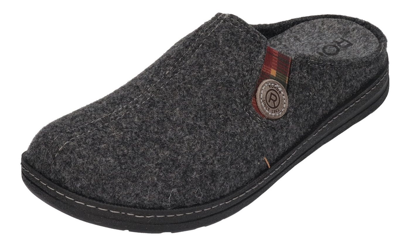 Rohde ASIAGO-G 7142-82 Hausschuh Anthrazit von Rohde