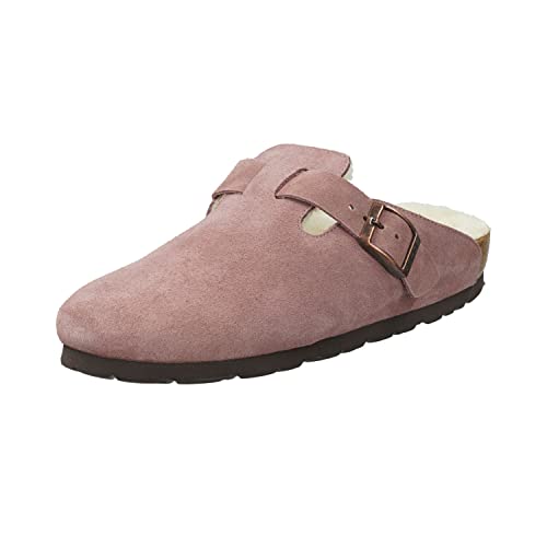 Rohde Damen, Frauen, Pantoletten, Slipper,Sandalen,Freizeitschuhe,Schlupfschuhe,schluepfschuhe,Slipper,Slides,Slip-ons,Mules,Altrosa,43 EU von Rohde