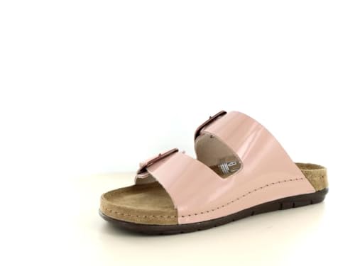 Rohde RODIGO-D Damen, Frauen, Pantoletten, Slipper,Slides,Sandalen,Sommerschuhe,Freizeitschuhe,Gartenschuhe,Sommerschuhe,Altrosa,40 EU von Rohde