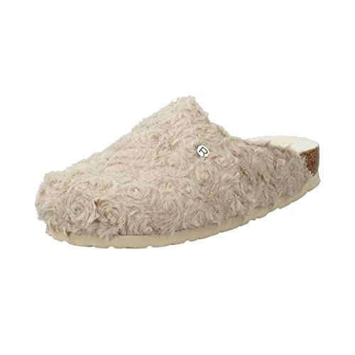 Rohde Damen, Frauen, Pantoletten, Slipper,Sandalen,Freizeitschuhe,Schlupfschuhe,schluepfschuhe,Slipper,Slides,Slip-ons,Mules,LEINEN,37 EU von Rohde