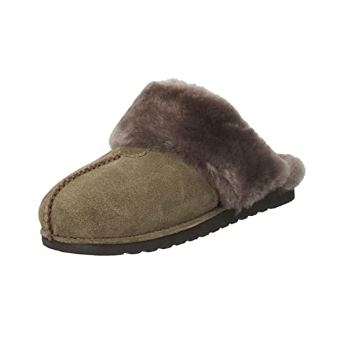 Rohde Damen, Frauen, Pantoffeln, Hausschuhe,warm gefüttert,pantine,treter,finken,schlapen,Home-Slipper,House-Slipper,LEINEN,39 EU / 6 UK von Rohde