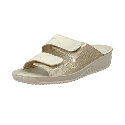 Rohde Damen, Frauen, Pantoletten, Slipper,Freizeitschuhe,Schlupfschuhe,schluepfschuhe,Slides,Slip-ons,Backless Slipper,Elfenbein,40 EU / 6.5 UK von Rohde