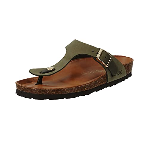 Rohde Damen, Frauen, Zehentrenner, Sandalen,bequem,leicht,Sommer,Strand,zehenstegsandalen,Sommerschuhe,Sommersandalen,Olive,37 EU / 4 UK von Rohde