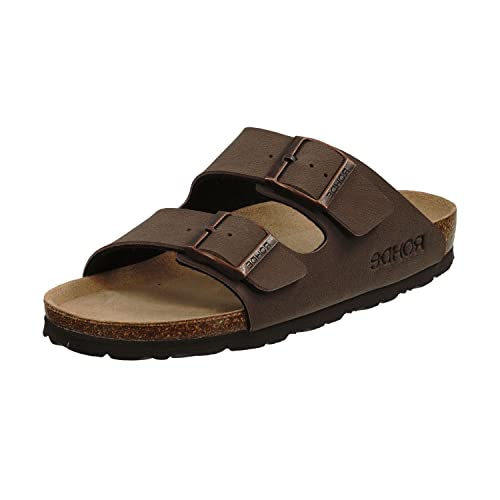 Rohde Damen, Frauen, Klassische Sandalen, Sandalen,Pantoletten,Sommerschuhe,Hausschuhe,Kork-fußbett,Mocca,40 EU / 6.5 UK von Rohde