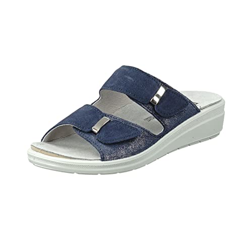 Rohde Damen, Frauen, Pantoletten, Slipper,Wechselfußbett,schluepfschuhe,Slipper,Slides,Slip-ons,Backless Slipper,Mules,Ocean,41 EU / 7.5 UK von Rohde