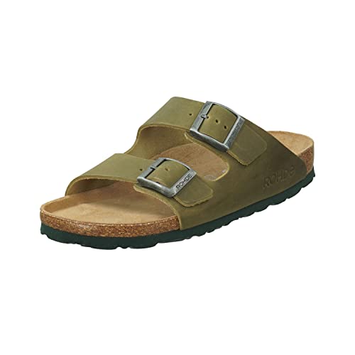 Rohde Herren, Männer, Sandalen,verbandschuhe,Therapie-Sandalen,Klett-Hausschuhe,Olive,40 EU / 6.5 UK von Rohde