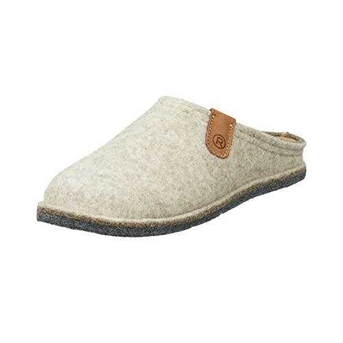 Rohde Damen Hausschuhe Pantoffeln Softfilz Lucca 6820, Größe:42 EU, Farbe:Beige von Rohde