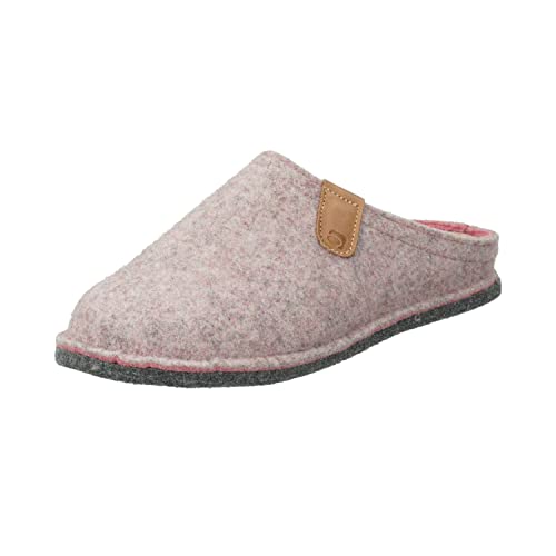 Rohde Damen, Frauen, Hausschuhe,Wechselfußbett,bequem-Schuhe,Komfortschuhe,Gummi-Laufsohle,Rose,38 EU / 5 UK von Rohde