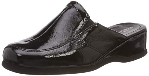 Rohde Damen Mandal Pantoffeln, Mehrfarbig (Schwarz/Lack 91) von Rohde