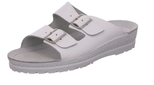 Rohde Damen, Frauen, Pantoletten, Slipper,Slides,Slip-ons,Backless Slipper,Mules,Gartenschuhe,Sommerschuhe,sommerclogs,Clogs,Weiss,42 EU / 8 UK von Rohde