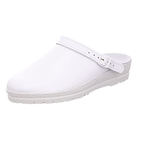 Rohde Damen, Frauen, Clogs, Slipper,Backless Slipper,Gartenschuhe,Sommerschuhe,sommerclogs,Pantoletten,Slip on,Schlupfschuhe,Weiss,37 EU / 4 UK von Rohde