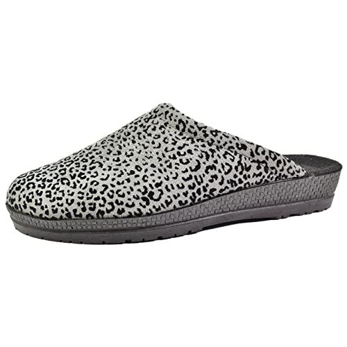 Rohde Damen Pantoffel Keilabsatz Hausschuh Neustadt-D 4272, Größe:40 EU, Farbe:Grau Rohde Damen Pantoffel Keilabsatz Hausschuh Neustadt-D 4272, Größe:40 EU, Farbe:Grau von Rohde