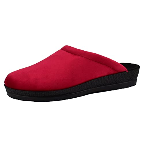 Rohde Damen Pantoffel Keilabsatz Hausschuh Neustadt-D 4272, Größe:41 EU, Farbe:Rot Rohde Damen Pantoffel Keilabsatz Hausschuh Neustadt-D 4272, Größe:41 EU, Farbe:Rot von Rohde