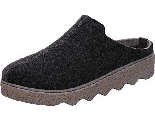 Rohde Damen Pantoffeln Hausschuhe Softfilz Foggia 6120, Größe:36 EU, Farbe:Grau von Rohde