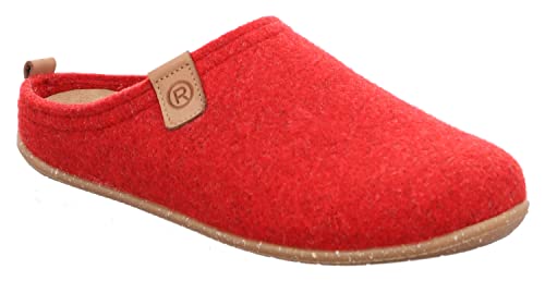 Rohde Damen Pantoffeln Hausschuhe Tivoli-D 6860, Größe:40 EU, Farbe:Rot von Rohde