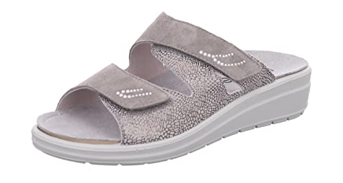 Rohde RIVELLA Damen, Frauen, Pantoletten, Slipper,Slides,Sandalen,Sommerschuhe,Freizeitschuhe,Gartenschuhe,Sommerschuhe,Graphit,38 EU von Rohde