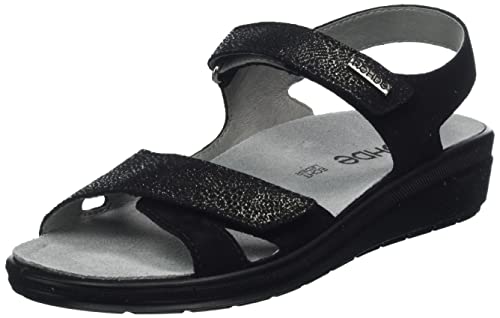 Rohde Damen Rivella Hausschuh, 90 schwarz, 41 EU Rohde Damen Rivella Hausschuh, 90 schwarz, 41 EU von Rohde