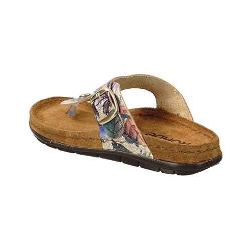 Rohde RODIGO-D Damen, Frauen, Flip Flops, Zehenstegsandalen,Flip Flops,bequem,leicht,Sommer,Strand,strand,zehenstegsandalen,GOLD,40 EU von Rohde