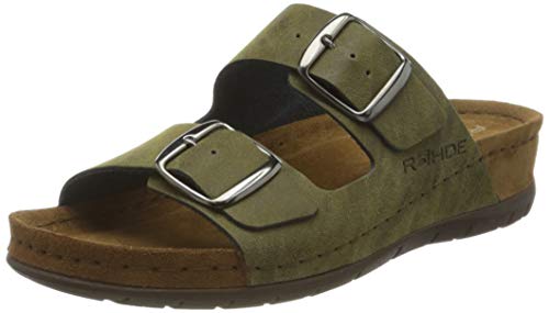 Rohde Damen Rodigo-40 Pantoletten, Grün (Olive 61), 36 EU von Rohde