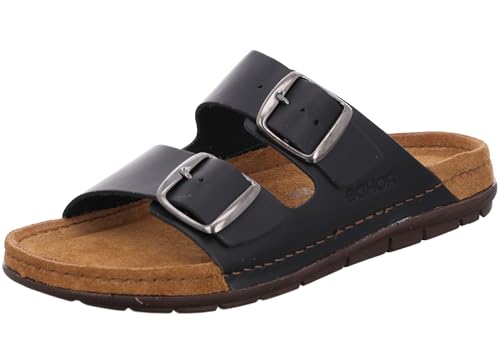 Rohde Damen, Frauen, Slipper,verbandschuhe,therapieschuhe,Klett-Hausschuhe,SCHWARZ,42 EU / 8 UK von Rohde