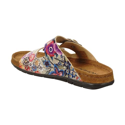 Rohde RODIGO-D Damen, Frauen, Pantoletten, Slipper,Slides,Sandalen,Sommerschuhe,Freizeitschuhe,sommerclogs,Sandalen,Slipper,Gold,40 EU von Rohde