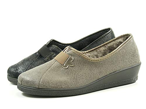 Rohde Damen Salo Niedrige Hausschuhe, Schwarz (Schwarz 90) von Rohde