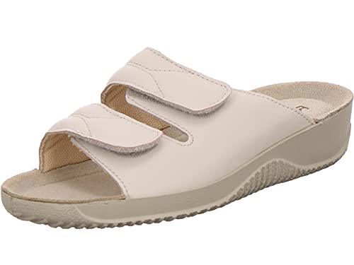 Rohde Damen Sandalen Pantoletten Clogs Weite F Soltau-40 1940, Größe:42 EU, Farbe:Beige von Rohde