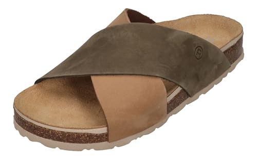 Rohde Damenschuhe - Pantoletten ELBA 1713-61 - olive, Größe:43 EU von Rohde