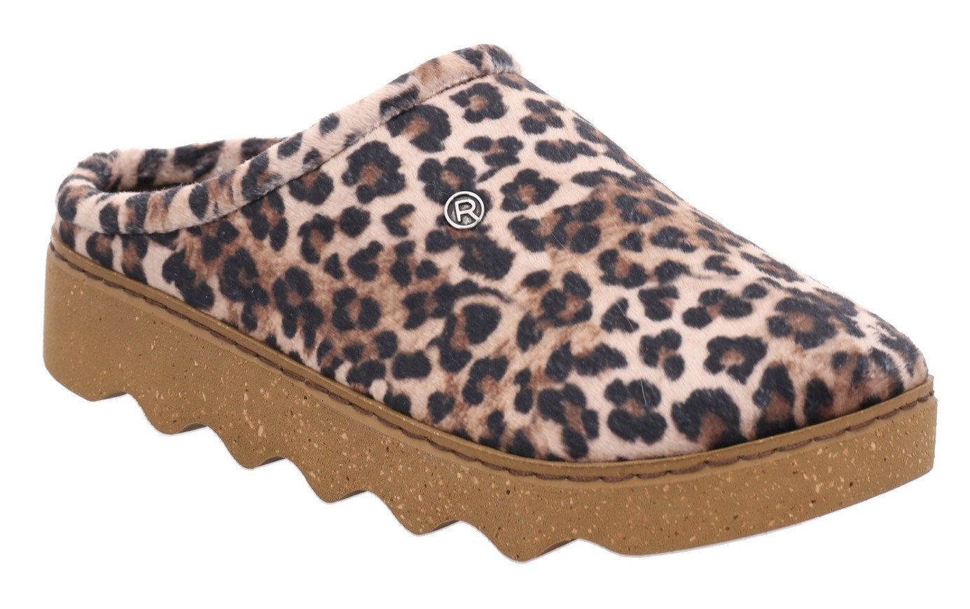 Rohde FIRENZE Pantoffel Homeslipper, Wohlfühlschuh mit angesagtem Animal-Print von Rohde