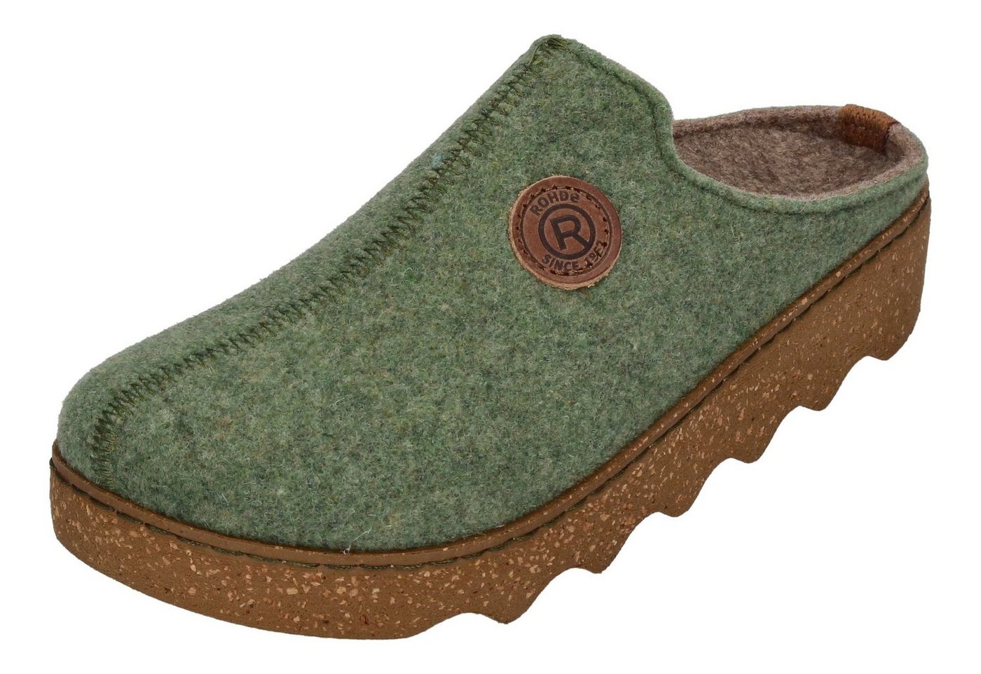 Rohde FOGGIA 6120-62 Hausschuh Pesto von Rohde