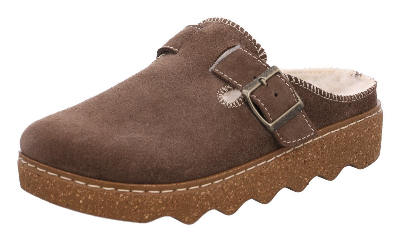 Rohde FOGGIA Pantoffel Homeslipper, Wohlfühlschuh mit Schnallenverschluss von Rohde