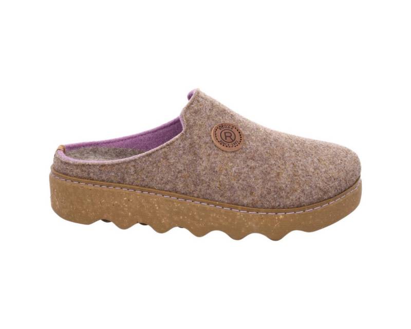 Rohde Foggia-D Clog (1-tlg) Clogs - Damenhausschuh in perfekter Passform, Sohle in Korkoptik von Rohde