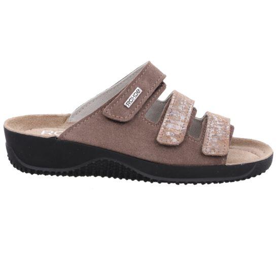 Rohde Damenschuhe Klassische Pantoletten EARTH - Gr. - 42 von Rohde