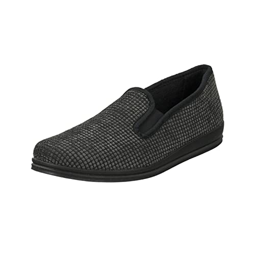 Rohde Herren, Männer, Pantoffeln, Hausschuhe,Textil-Pantoffeln,Schlupfschuhe,schluepfschuhe,Slides,Slip-ons,Mules,Puschen,Graphit,40 EU / 6.5 UK von Rohde