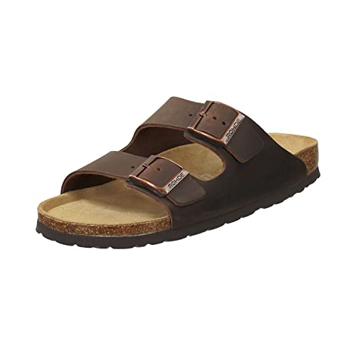 Rohde Herren, Männer, Sandalen,verbandschuhe,Therapie-Sandalen,Klett-Hausschuhe,Mocca,40 EU / 6.5 UK von Rohde